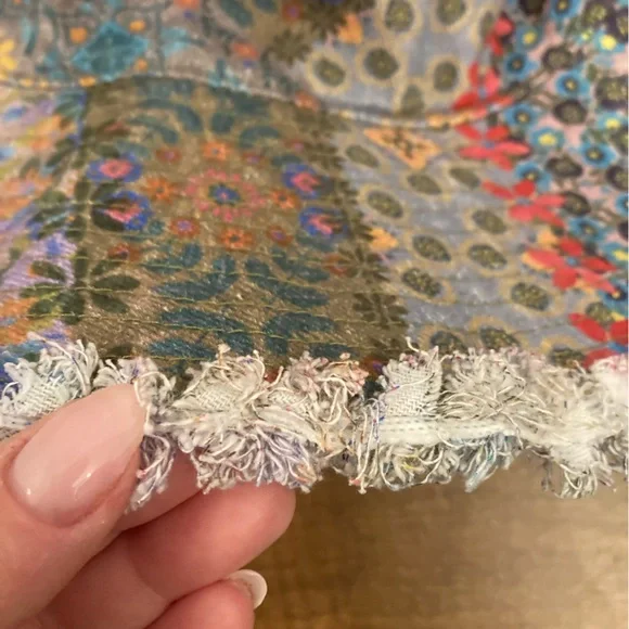 NATURAL LIFE Sandy Days Bucket Hat Watercolor Patchwork Sunny Day Boho Festival - Picture 7 of 14